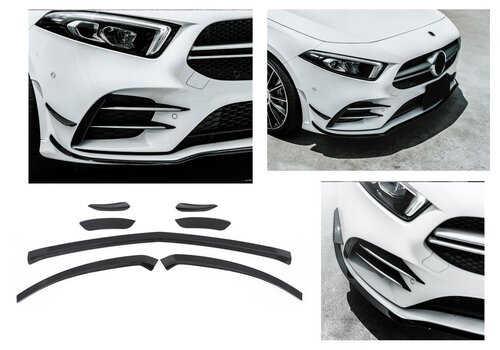 OEM Line ® A45 AMG Aero Look Spoiler set voor Mercedes Benz A-Klasse W177 Limousine AMG Line