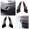 OEM Line ® AMG Aero Look Heckstoßstange Flossen Flaps Mercedes Benz CLA Klasse C118 AMG Line