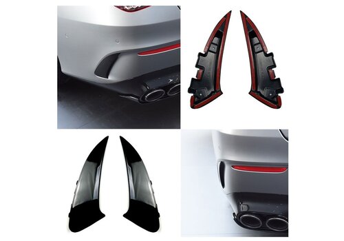 OEM Line ® AMG Aero Look Rear bumper fins flaps Mercedes Benz CLA Class C118 AMG Line