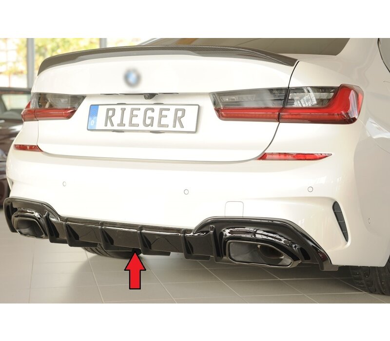 Aggressive Diffuser voor BMW 3 Serie G20 / G21 met M Pakket (M340i / M340d)