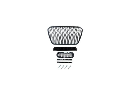 OEM Line ® RS6 Look Front Grill Black Edition  voor Audi A6 C7 4G