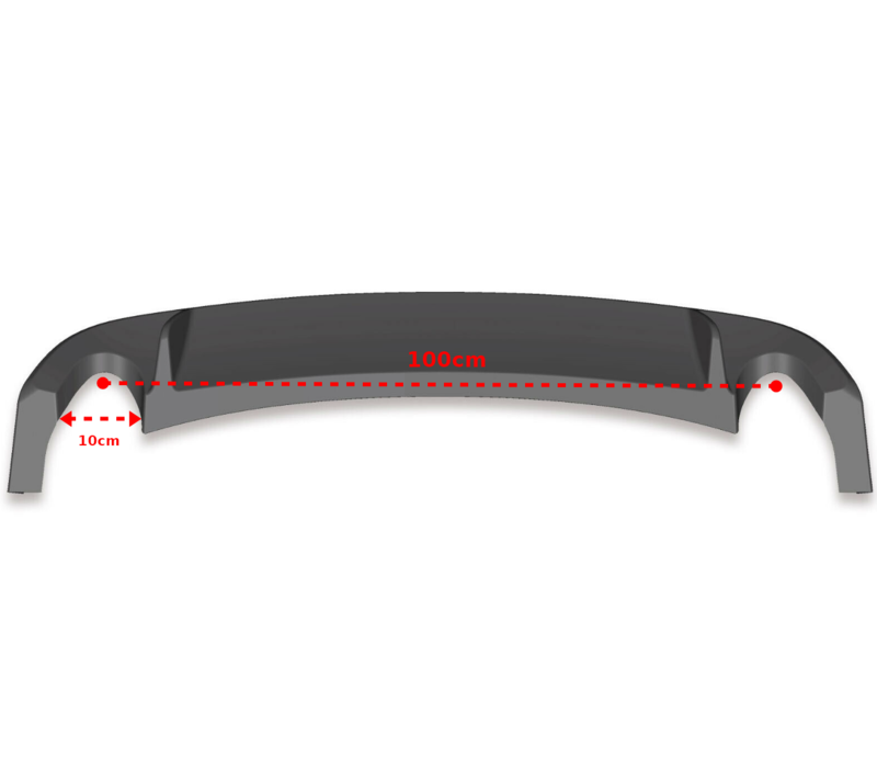 GTI Look Diffuser voor Volkswagen Golf 6