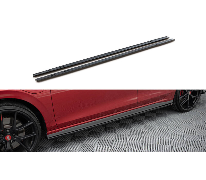 Side Skirts Diffuser voor Volkswagen Golf 8 GTI / GTD / GTE / R line / GTI Clubsport