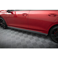 Side Skirts Diffuser voor Volkswagen Golf 8 GTI / GTD / GTE / R line / GTI Clubsport