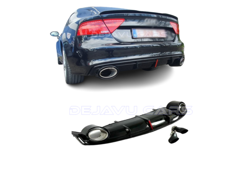 OEM Line ® RS7 Look Diffuser for Audi A7 4G Sportback S line / S7