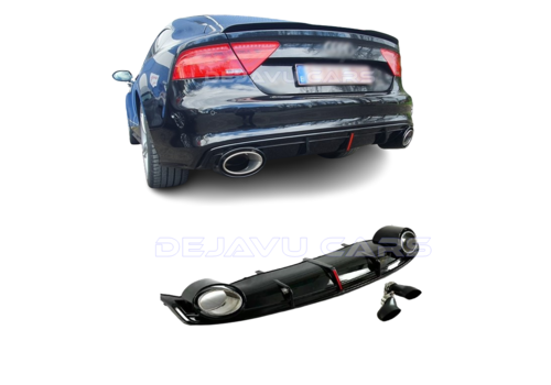 OEM Line ® RS7 Look Diffuser voor Audi A7 4G Sportback S line / S7