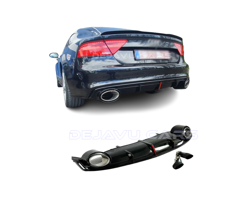 RS7 Look Diffuser for Audi A7 4G Sportback S line / S7