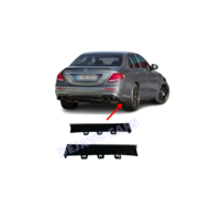 Left + Right Diffuser side covers Gloss black for Mercedes Benz E Class W213 E63 AMG / E53 AMG