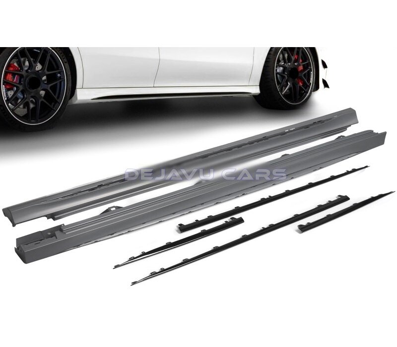 CLA45 AMG Look Side skirts voor Mercedes Benz CLA Klasse W118 / C118