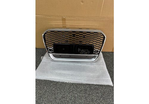 OEM Line ® RS6 Look Front Grill Black/Chrome voor Audi A6 C7 4G