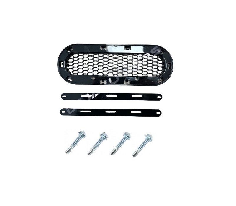 RS6 Look Front Grill GUNMETAL for Audi A6 C7 4G