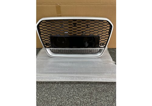 OEM Line ® RS6 Look Kühlergrill GUNMETAL für Audi A6 C7 4G