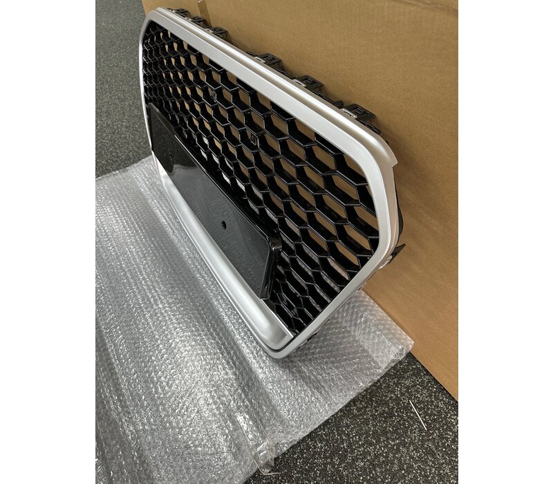 RS6 Look Front Grill GUNMETAL voor Audi A6 C7 4G