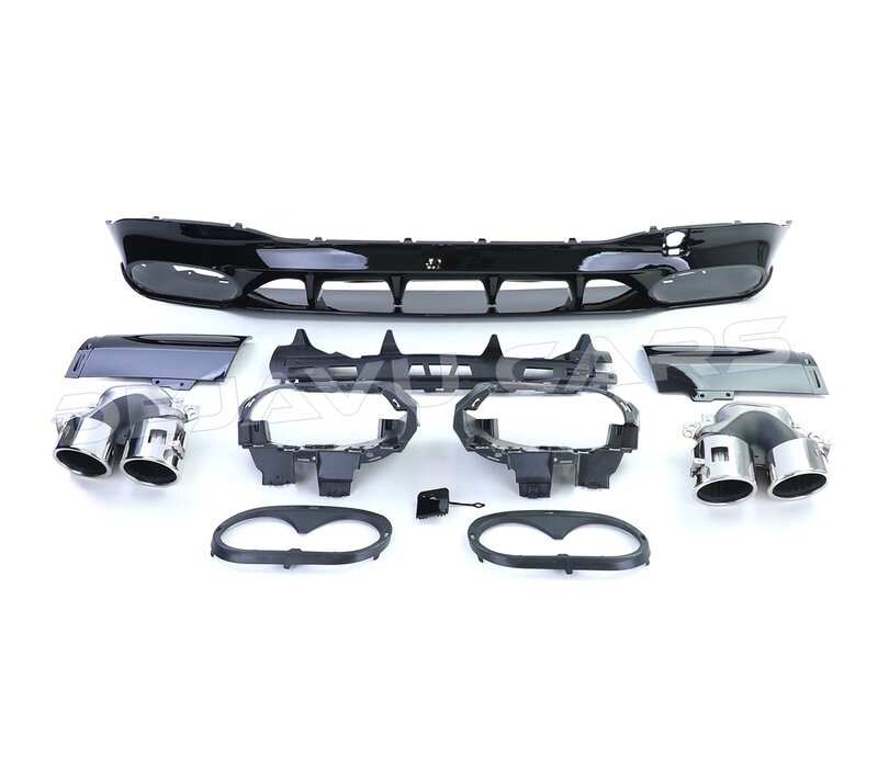 CLA45 AMG Look Diffuser voor Mercedes CLA-Klasse C118 / X118