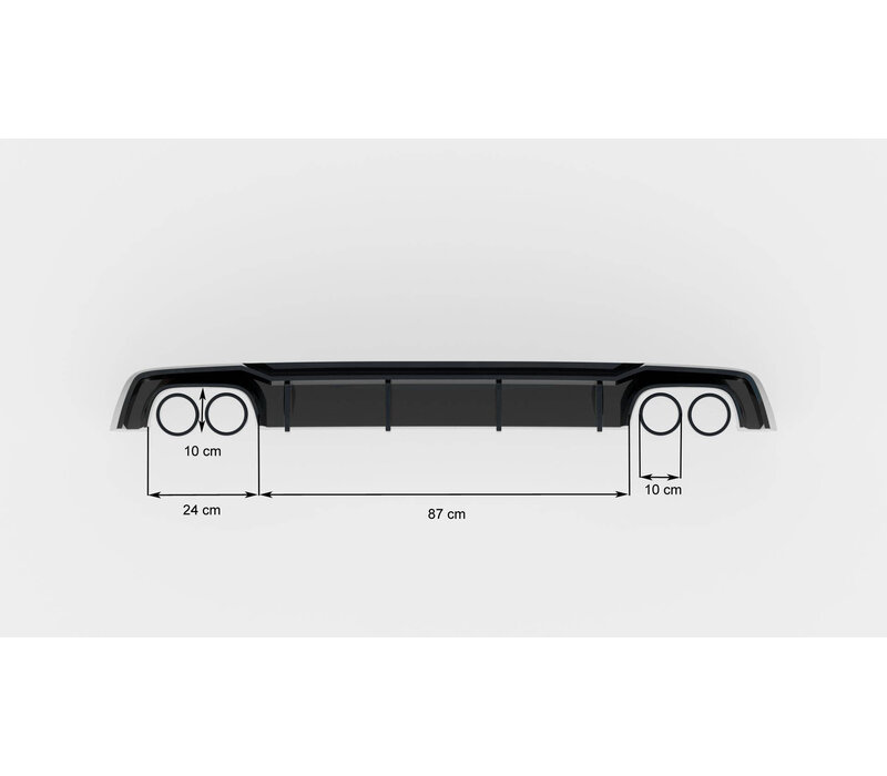 Aggressive Diffusor für Audi A5 B9 S line Sportback / Coupe