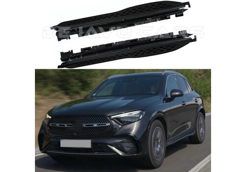 OEM Line ® Trittbretter Satz Black Edition für Mercedes Benz GLC Klasse X254 SUV & C254 Coupe