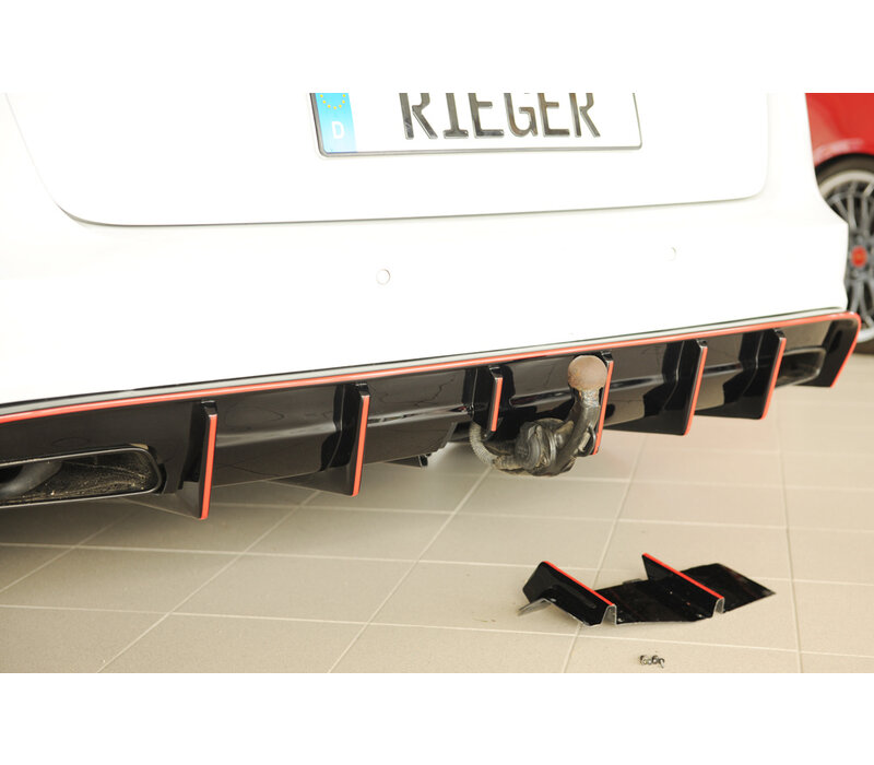 Aggressive Diffuser V.2 for Audi A6 C7.5 Facelift S-line Sedan / Avant