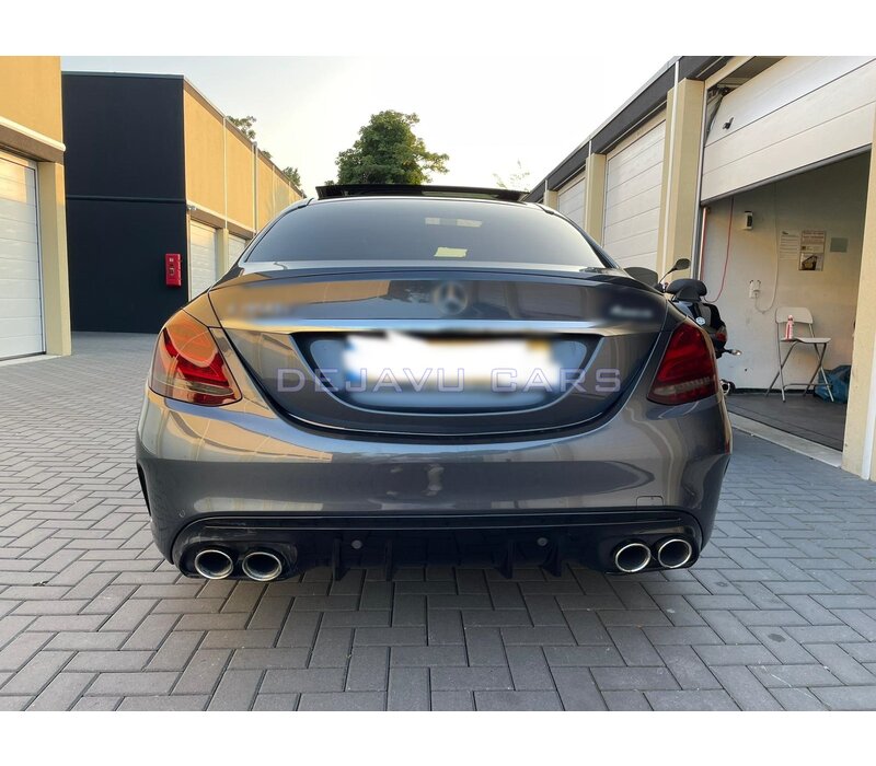 C43 AMG Look Diffuser for Mercedes Benz C Class W205 S205
