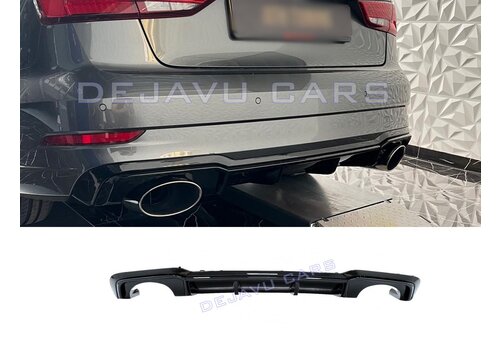 OEM Line ® RS3 Look Diffuser Black Edition for Audi A3 8V S line / S3