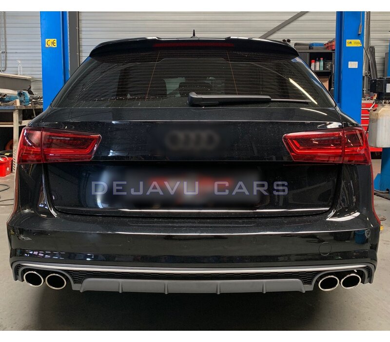 S6 Look Diffuser for Audi A6 C7.5 Facelift