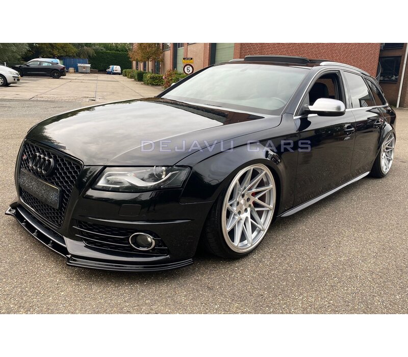 RS4 Look Front Grill Black Edition + Fog Light Grilles for Audi A4 / S4 / S line