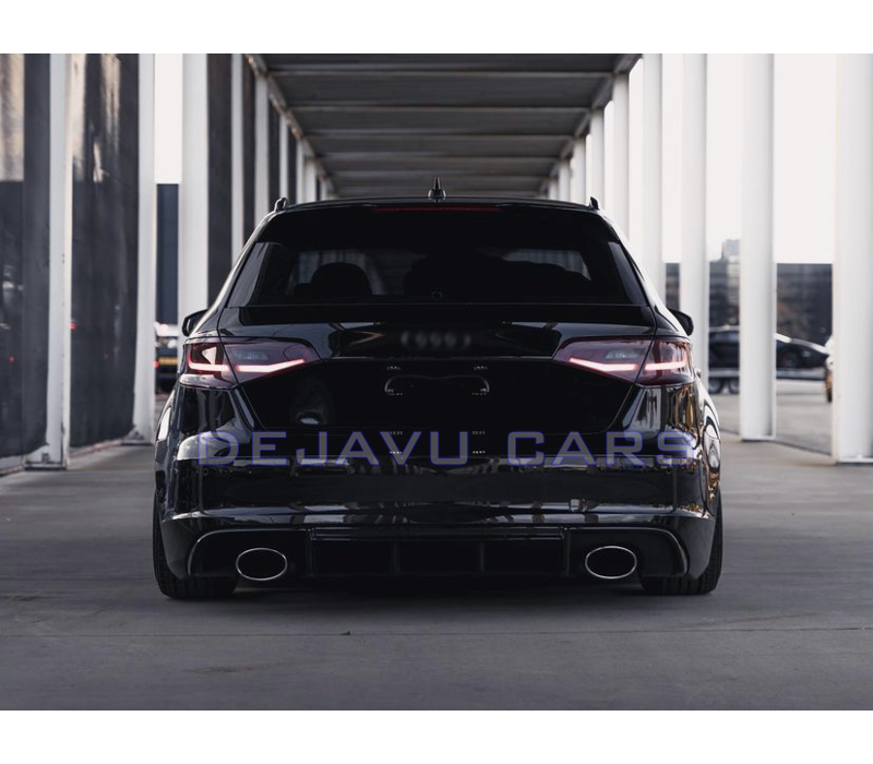 RS3 Look Diffuser voor Audi A3 8V S line & S3