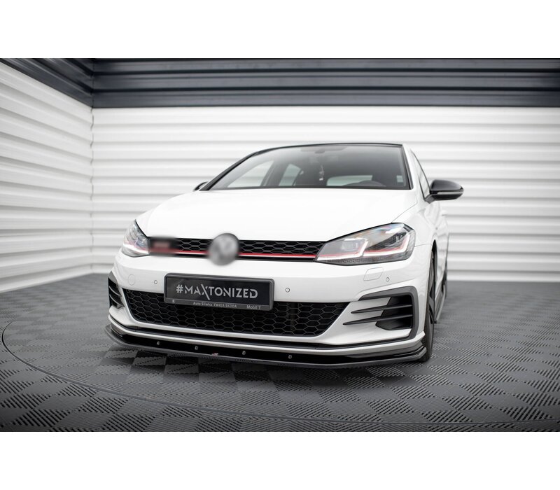 Front Splitter V.1 for Volkswagen Golf 7.5 Facelift GTI / GTD / GTE