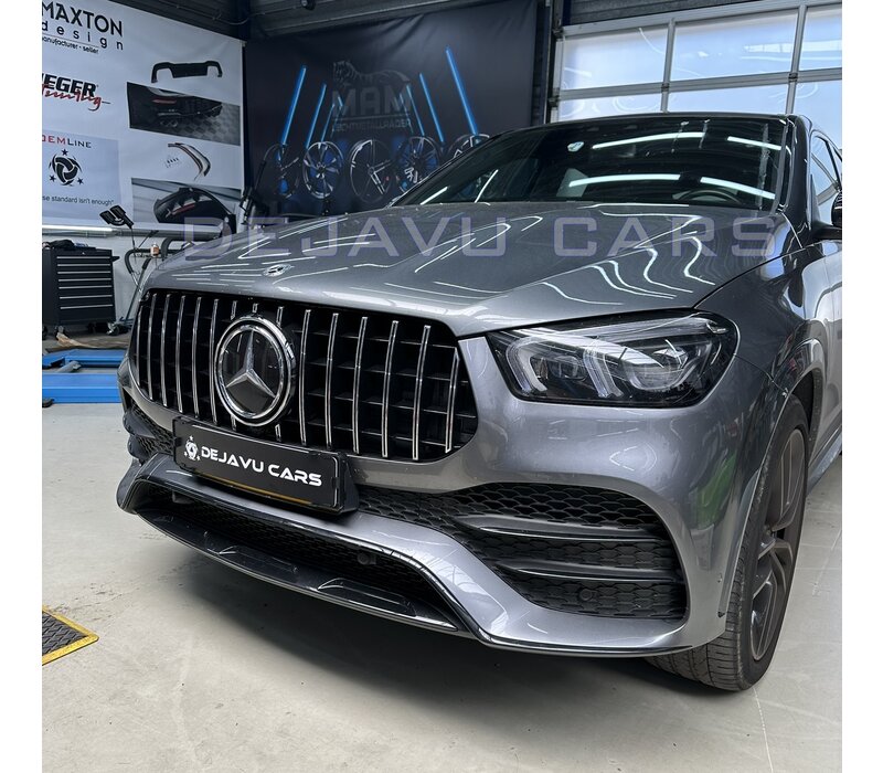 GLE63 AMG Look Front Grill voor Mercedes Benz GLE W167 C167