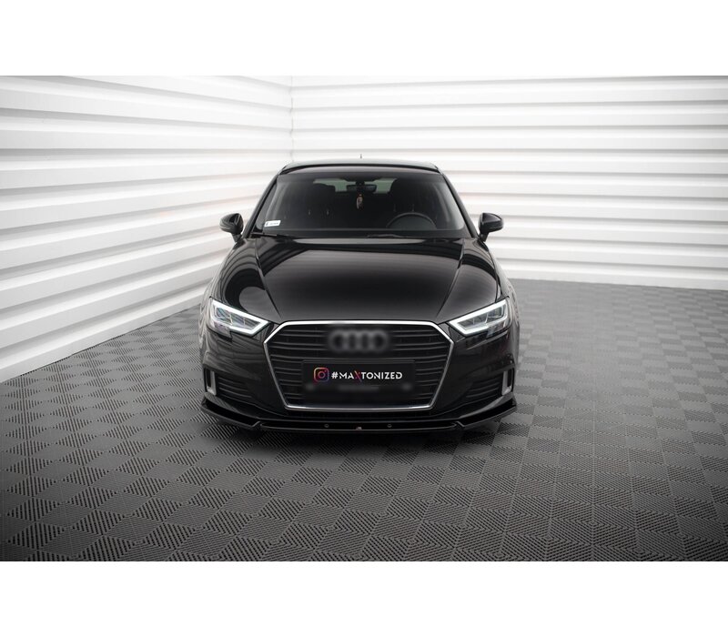 Front splitter V.1 voor A3 8V Facelift Sportback / Hatchback