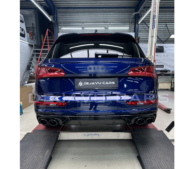 SQ5 Look Diffuser + Exhaust tail pipes for Audi Q5 SUV FY S line / SQ5 SUV