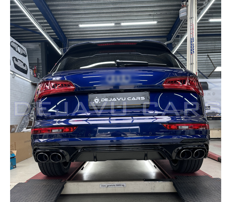 SQ5 Look Diffuser + Uitlaat tips voor Audi Q5 FY S line SQ5