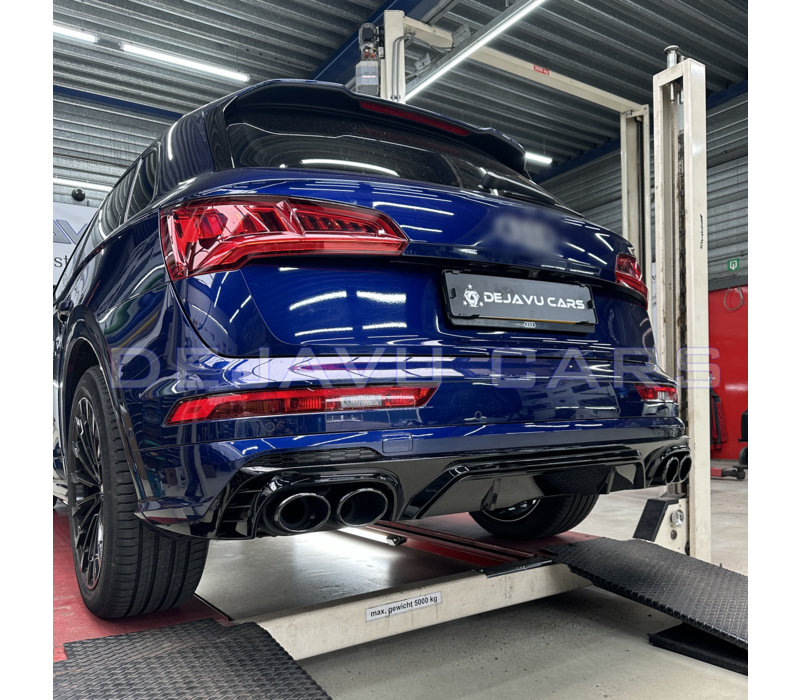 SQ5 Look Diffuser + Exhaust tail pipes for Audi Q5 SUV FY S line / SQ5 SUV