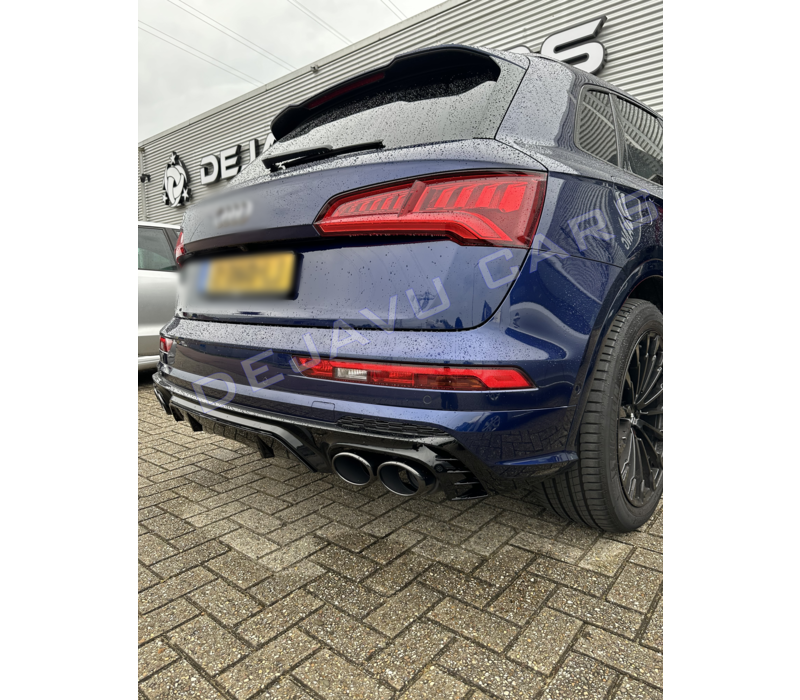SQ5 Look Diffusor + Auspuffblenden für Audi Q5 SUV FY S line / SQ5 SUV