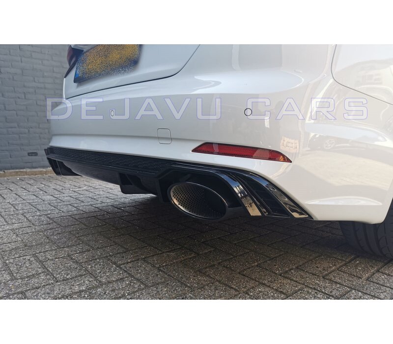 RS5 Look Diffuser Black Edition for Audi A5 B9 F5 S line