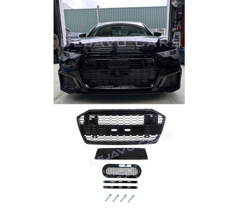 RS6 Look Front Grill  for Audi A6 C8 / S line