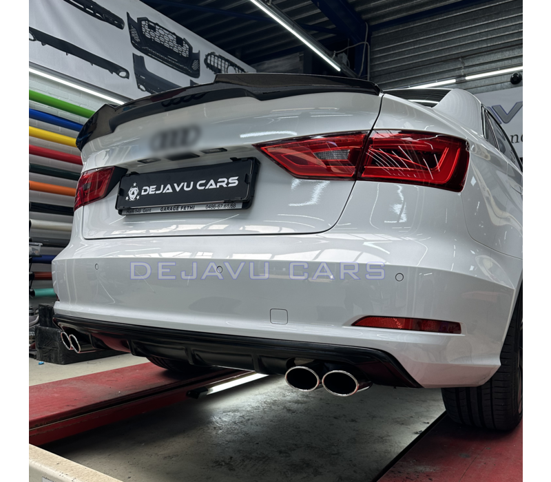 S3 Look Uitlaat Sierstuk set voor Audi A3 8V