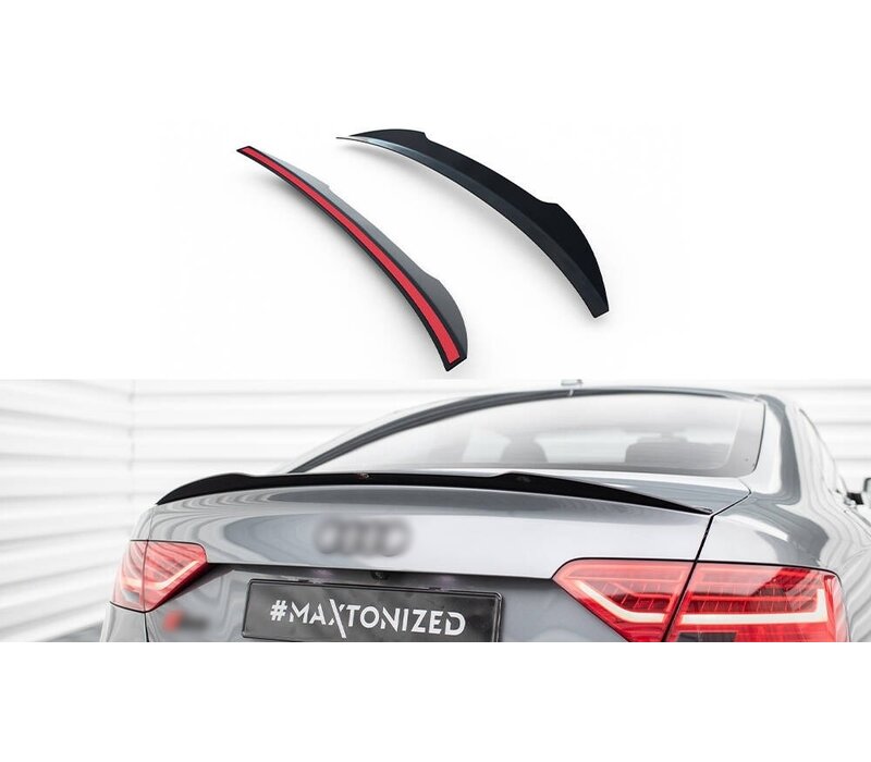 Tailgate spoiler lip for Audi A5 B8 8T / S5 / S line Coupe