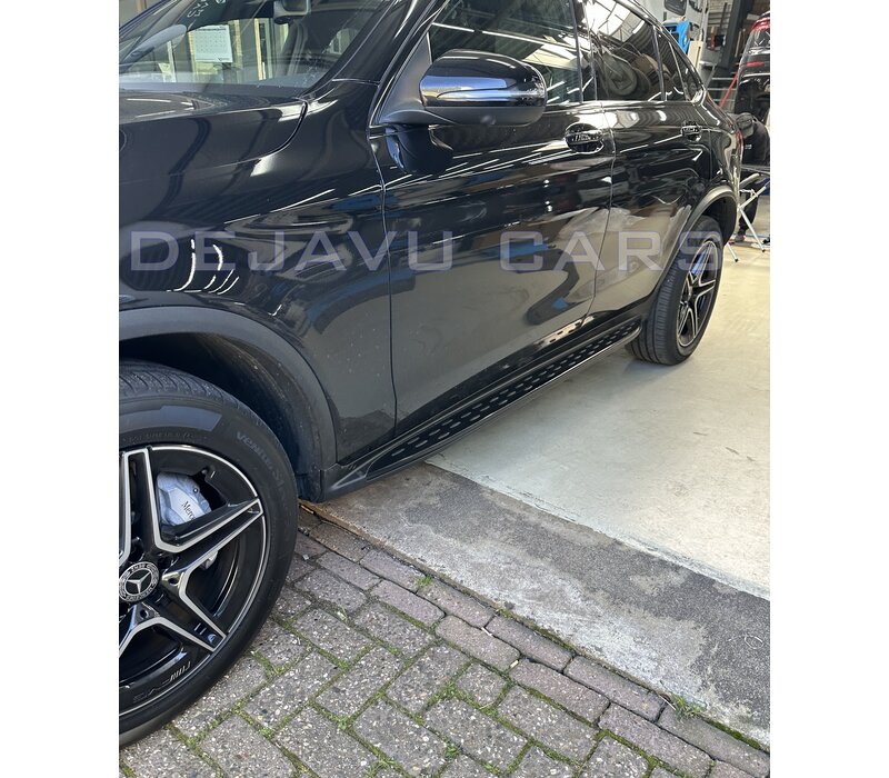 Running boards set Black Edition for Mercedes Benz GLC Class X253 SUV & C253 Coupe