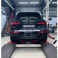 SQ5 Look Diffuser + Uitlaat tips voor Audi Q5 FY S line SQ5