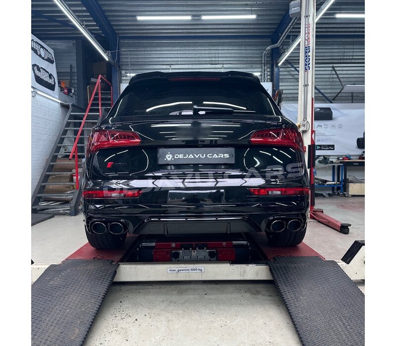 SQ5 Look Diffusor + Auspuffblenden für Audi Q5 SUV FY S line / SQ5 SUV