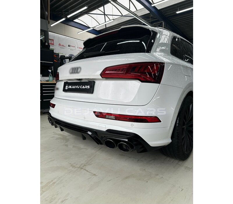 SQ5 Look Diffuser + Exhaust tail pipes for Audi Q5 SUV FY S line / SQ5 SUV