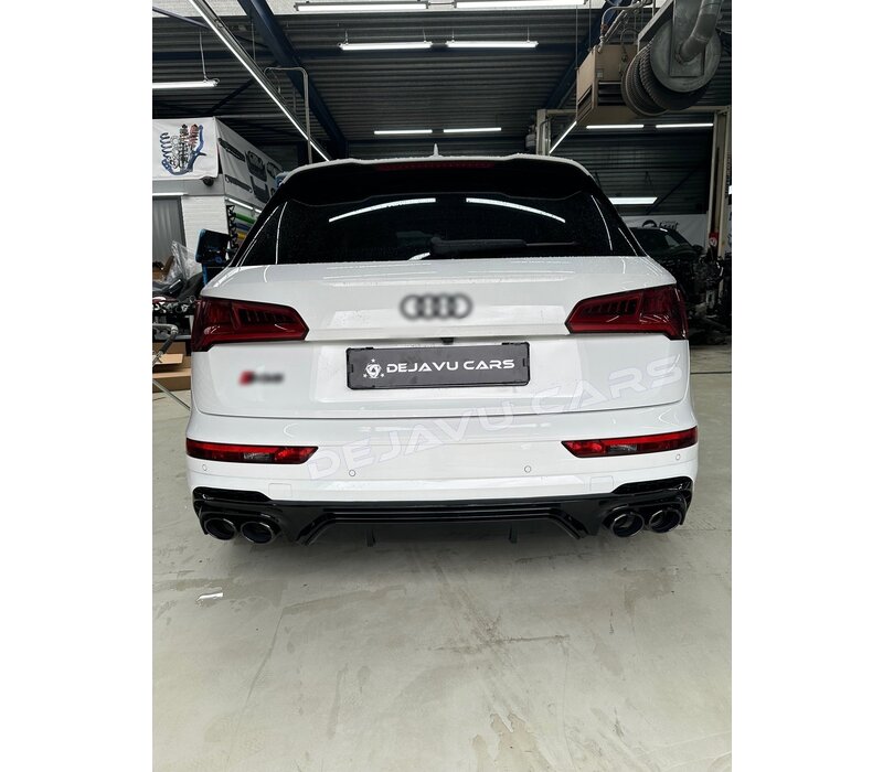 SQ5 Look Diffuser + Uitlaat tips voor Audi Q5 FY S line SQ5