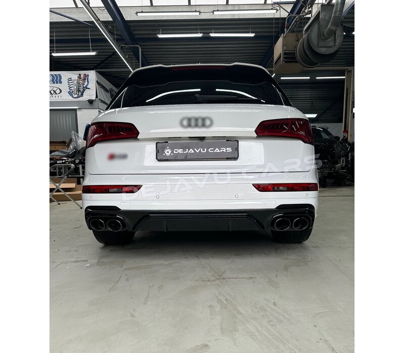 SQ5 Look Diffuser + Uitlaat tips voor Audi Q5 FY S line SQ5