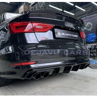 Aggressive Diffusor für Audi A3 8V S line / S3