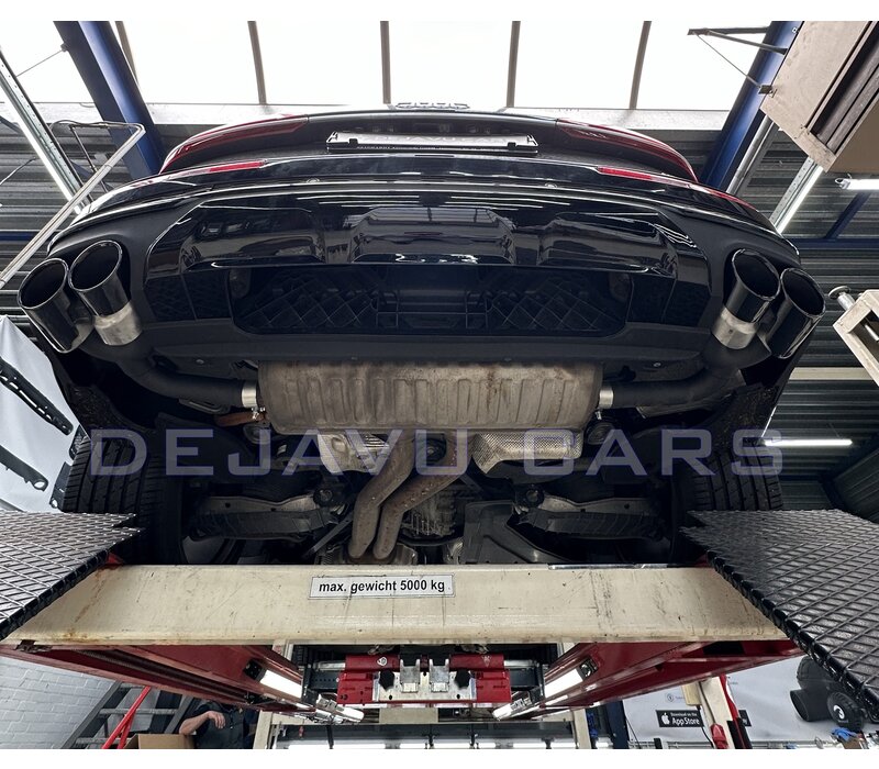 SQ7 Look Diffuser + Uitlaat tips voor Audi Q7 SUV S line SQ7