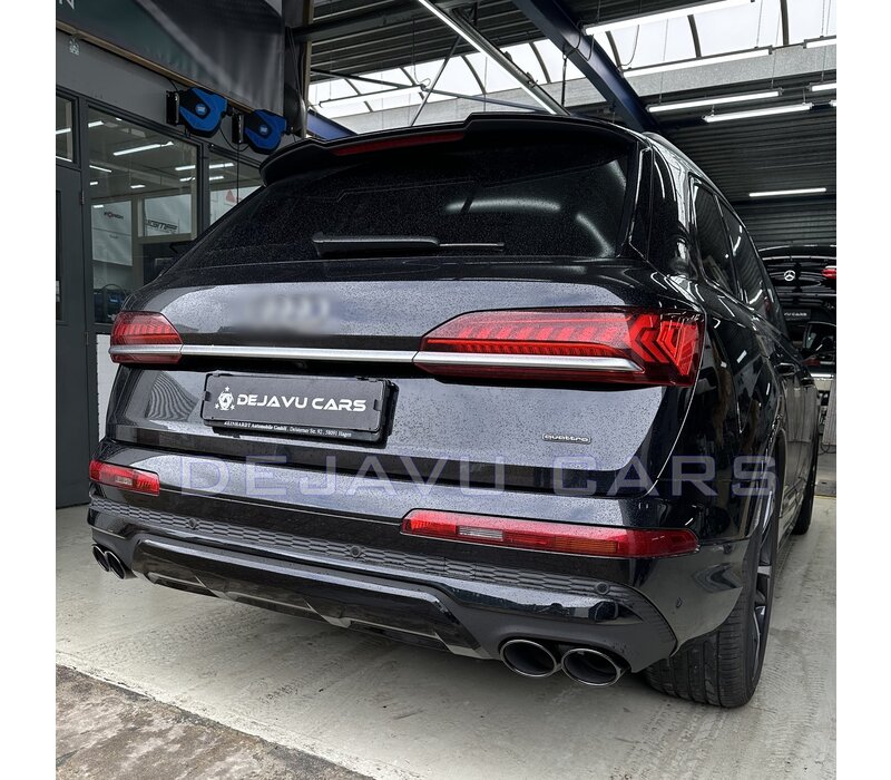 SQ7 Look Diffuser + Uitlaat tips voor Audi Q7 SUV S line SQ7