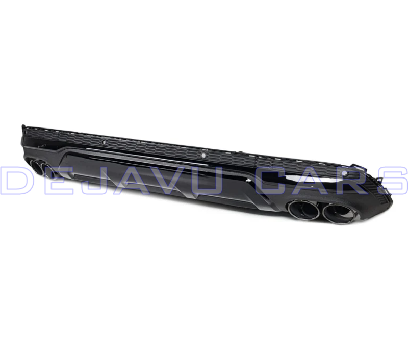 SQ7 Look Diffuser + Exhaust tail pipes for Audi Q7 4M Facelift SUV S line / SQ7