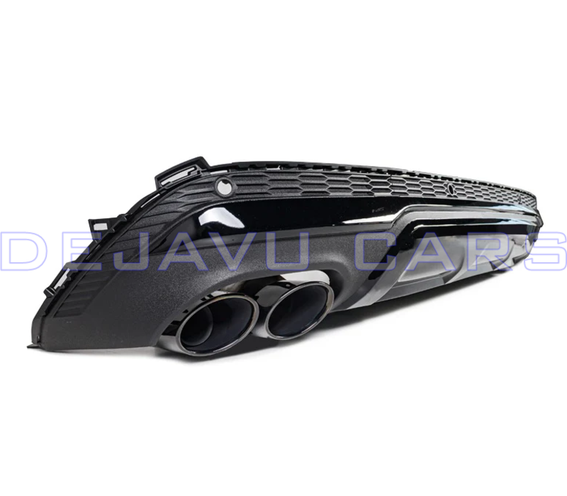 SQ7 Look Diffuser + Uitlaat tips voor Audi Q7 SUV S line SQ7