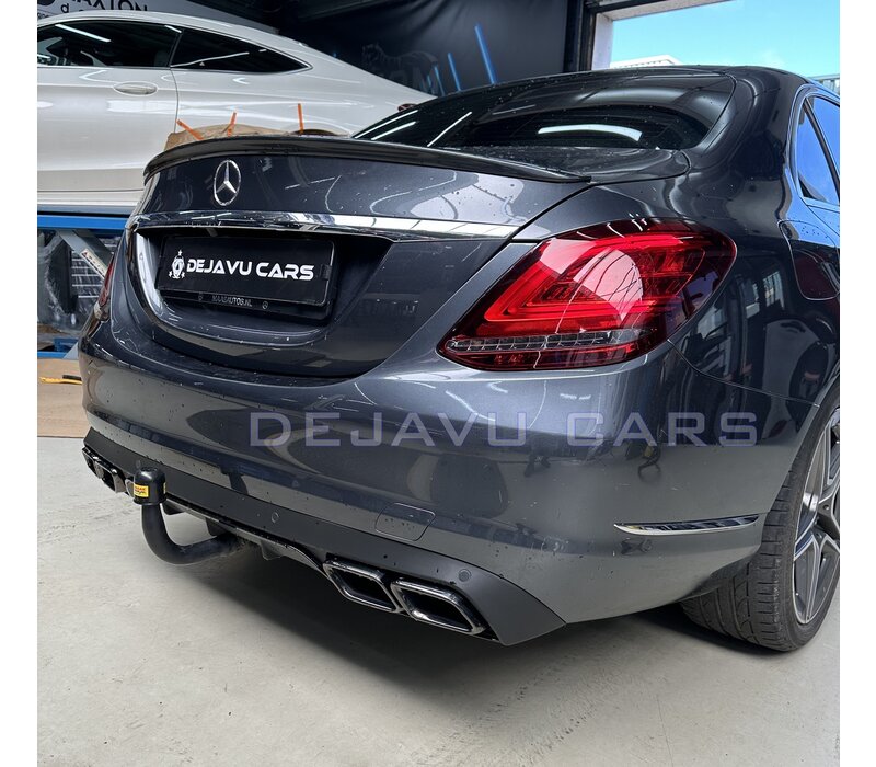 C63  AMG Look Diffusor für Mercedes Benz C-Klasse W205 / S205 (Standard)
