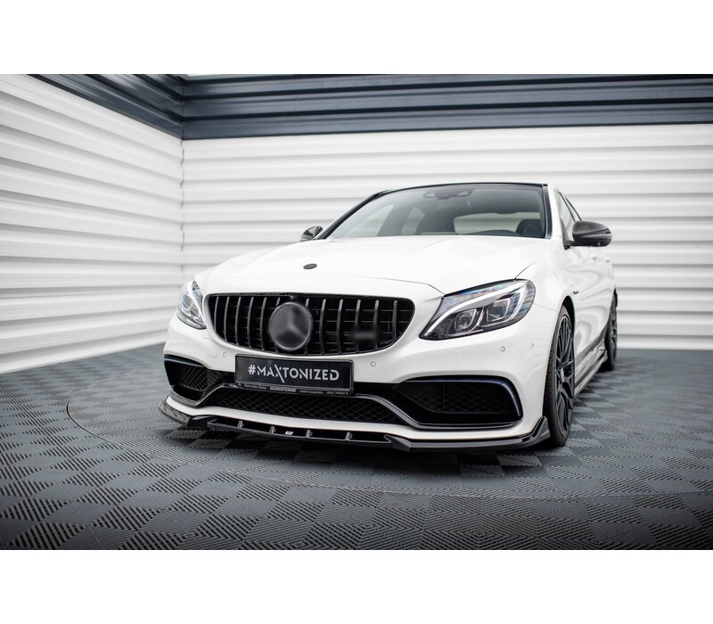 Front Splitter V.2 for Mercedes Benz C Class C63 AMG W205 / S205